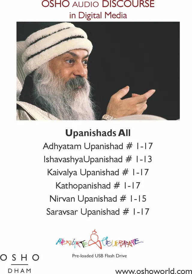 Osho Upanishads All Discourse in Pendrive - Retail Maharaj