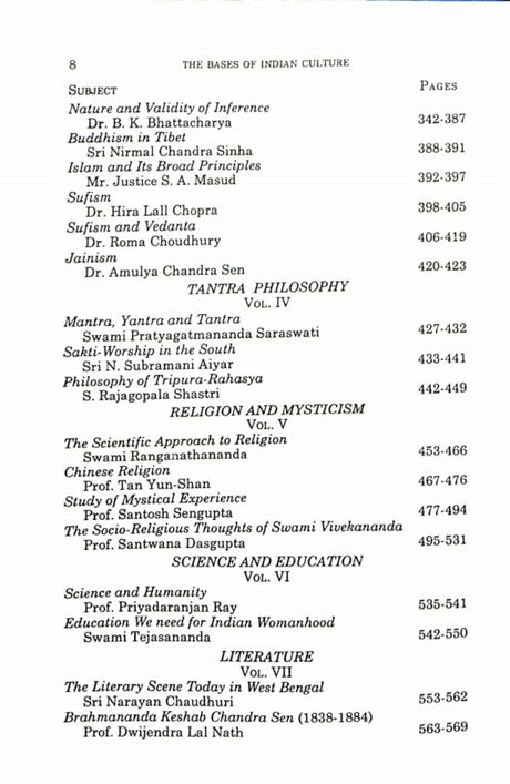 Bases of Indian Culture - Retail Maharaj