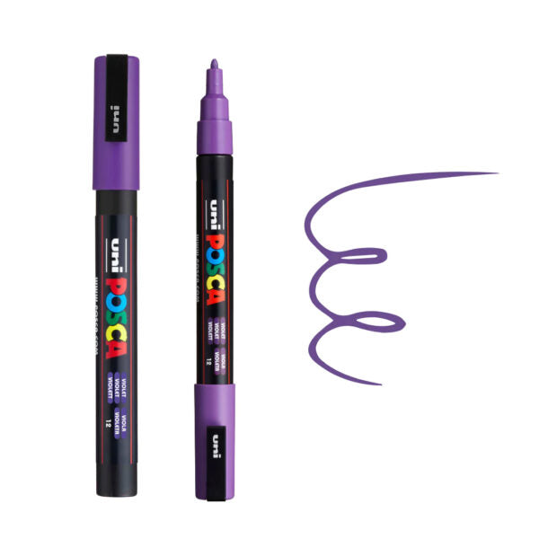 Uni Ball Posca PC-3M Fine Bullet Tip Water Based Paint Marker Pen
