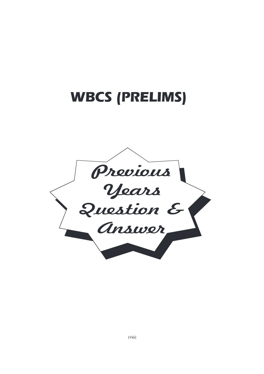 WBCS Prelims Practice Book 2025-26 (English Version)