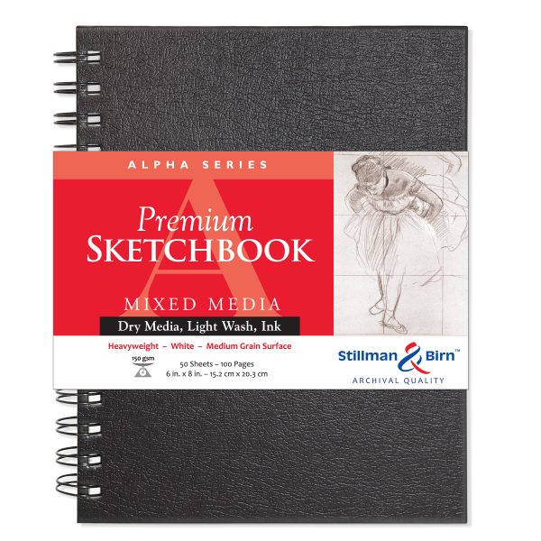 Stillman and Birn Alpha Series White Sketchbook for Dry Media Ink and Light Wash