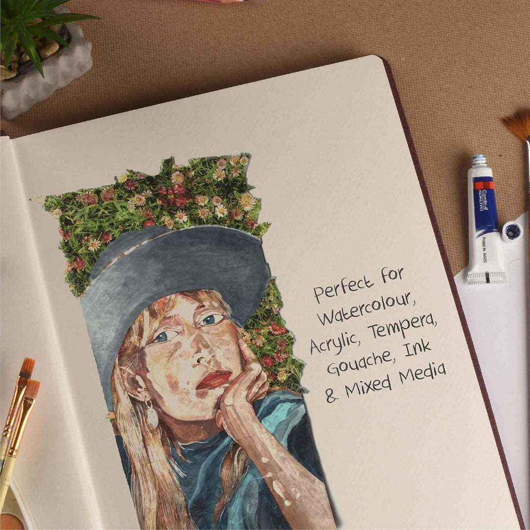 Scholar Watercolour Journal Sketchbook 300 GSM Cold Press Paper - Retail Maharaj