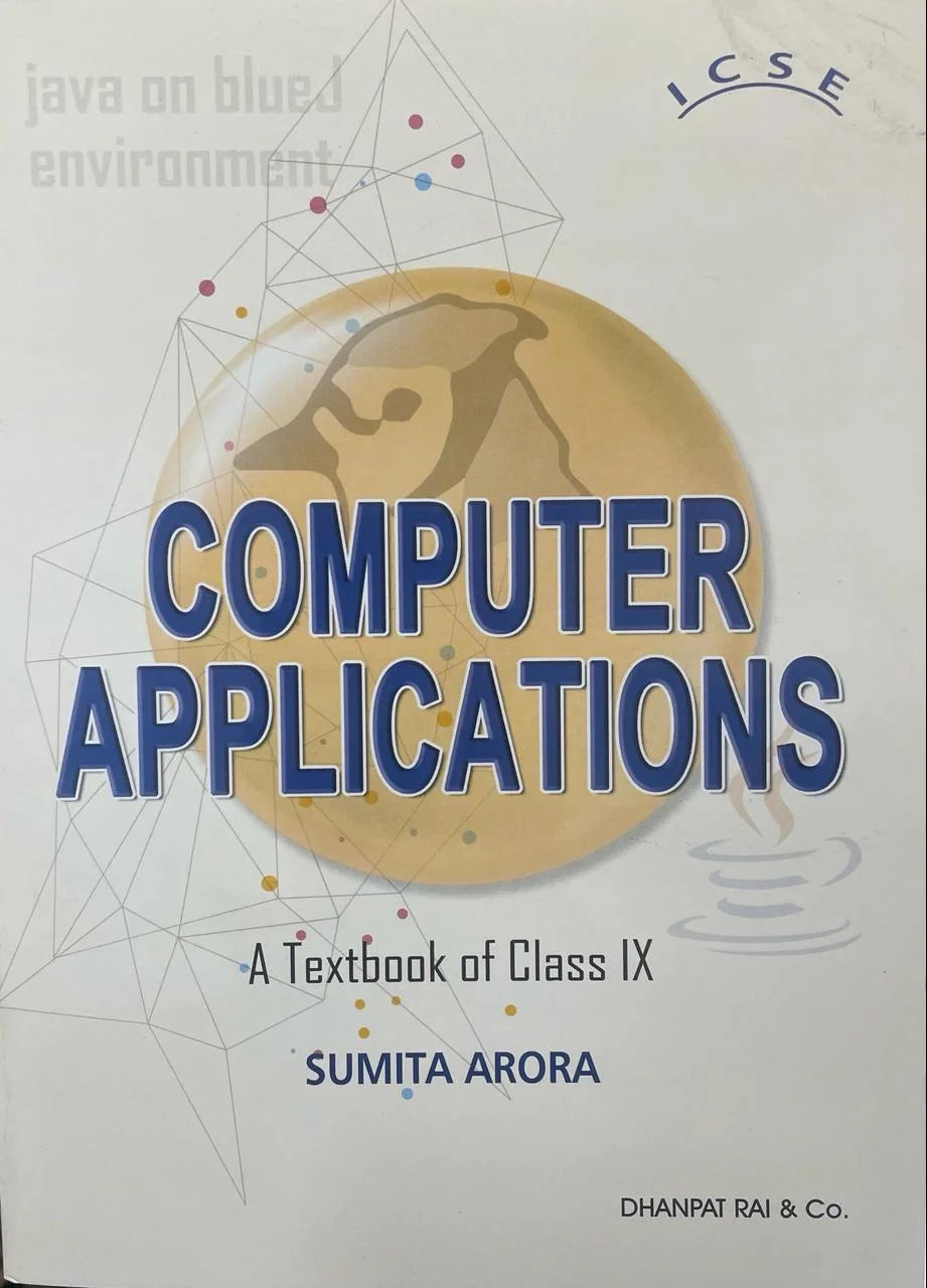 Computer Applications : A Textbook of Class- IX - Retail Maharaj