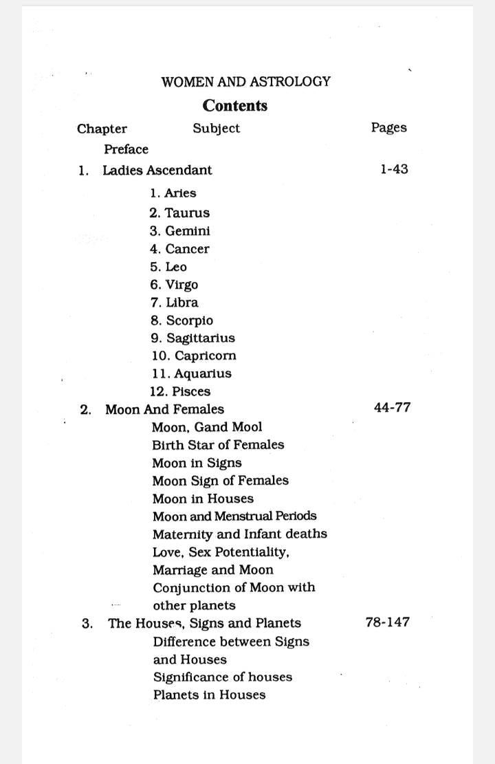 Women And Astrology The Original Book By Dr. L.R. Chawdhri - (English Version) - Retail Maharaj