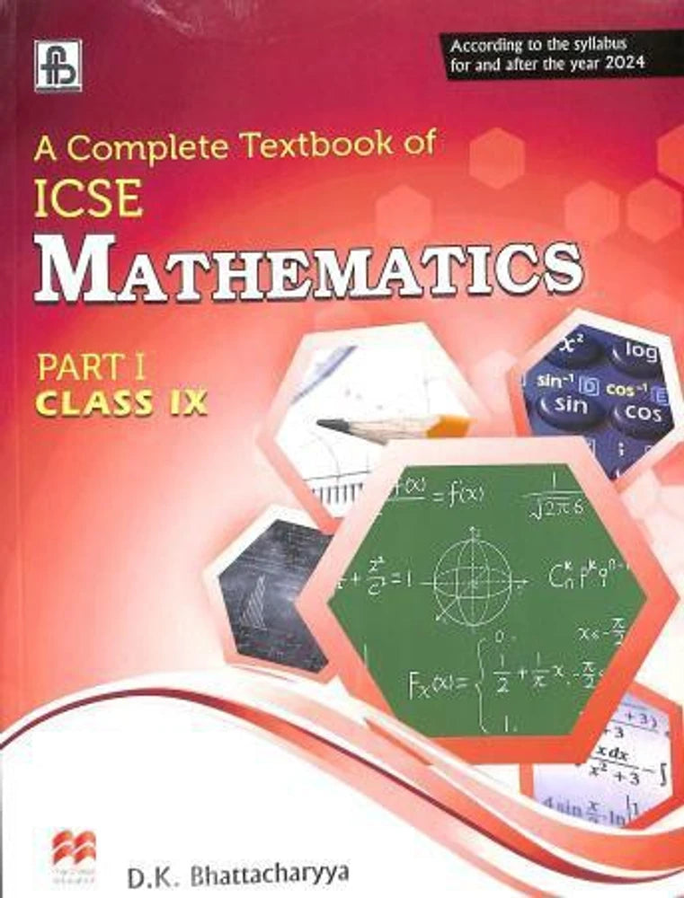 A Complete Textbook Of Mathematics Part 1 Class 9 (ICSE) 2024 - Retail Maharaj