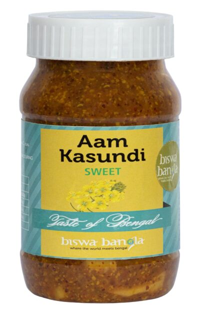 Aam Kasundi (Mango-Mustard Sauce / Pickle: Sweet – 200g & Sour – 200g) and Kasundi (Mustard Sauce – 200g) – Mixed Pack of 3 - Retail Maharaj