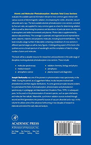 Atomic and Molecular Photoabsorption: Absolute Total Cross Sections - Retail Maharaj