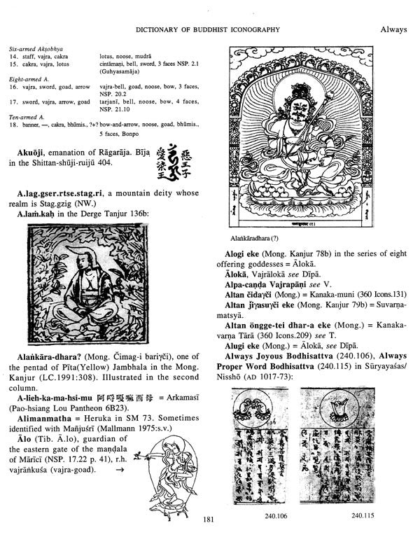 Dictionary of Buddhist Iconography: Volume-1 (Abarokiteishubara - Amoghavajra) - Retail Maharaj