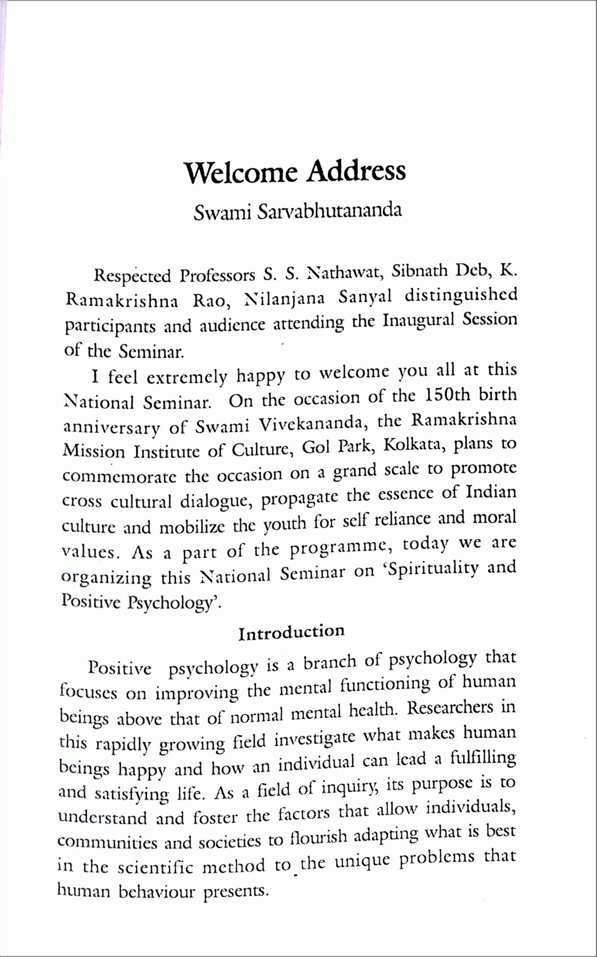 Spirituality And Positive Psychology - Retail Maharaj