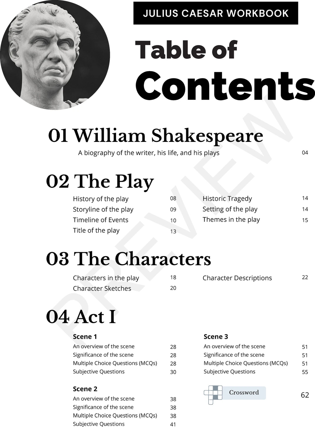 Julius Caesar Solved Workbook for ICSE Class 9 & 10 - Retail Maharaj