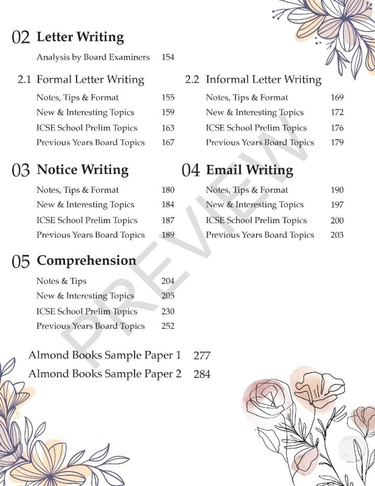Almond Books ICSE English Creative Writing Skills for Class 9 & 10 Compositions, Letters, Comprehensions, Notice Writing, Email Writing - Retail Maharaj