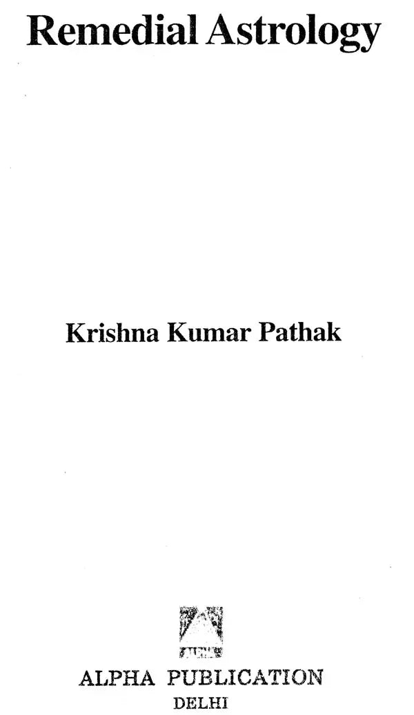 Remedial Astrology In English By K K Pathak - Retail Maharaj