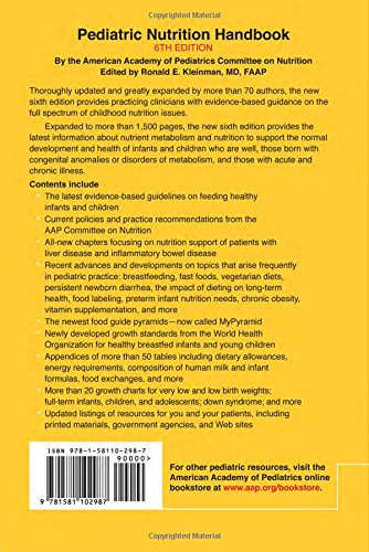 Pediatric Nutrition Handbook - Retail Maharaj