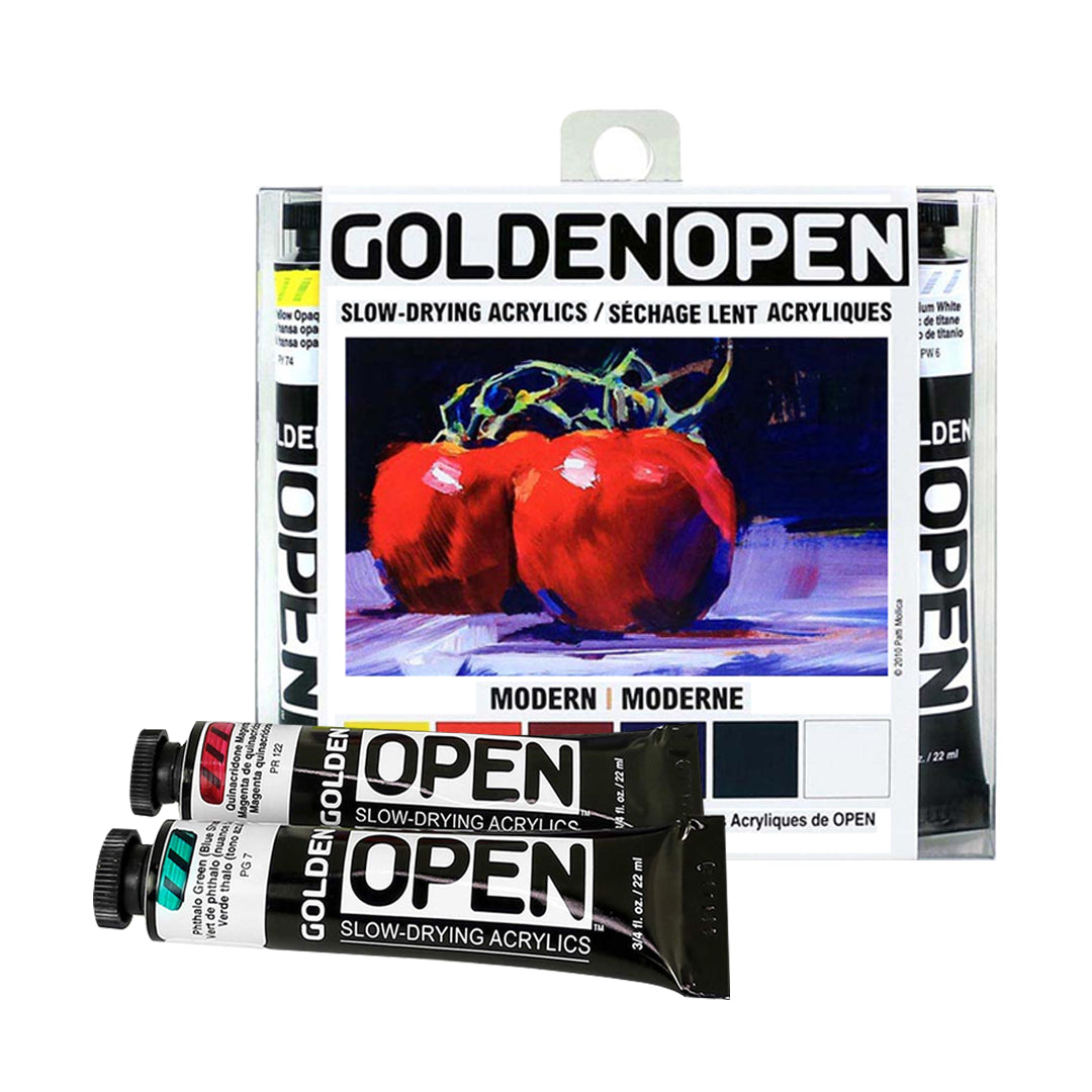 Golden Heavy Body Acrylic Introductory Set of 6 Modern Colors