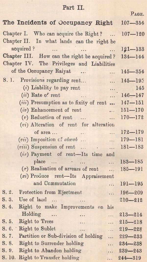 History and Incidents of Occupancy Right- Together with-an Introduction Dealing with Land Tenure in Ancient India (An Old and Rare Book) - Retail Maharaj