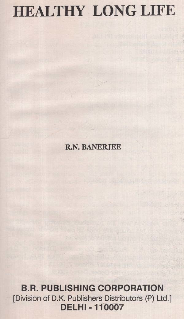 Healthy Long Life (An Old and Rare Book) - Retail Maharaj