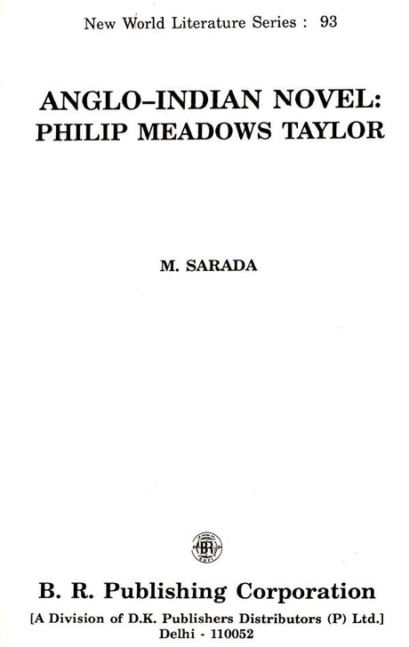 Anglo-Indian Novel- Philip Meadows Taylor - Retail Maharaj