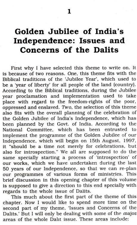 India 50 Years of Independence: 1947-97 Status, Growth & Development- Dalits: Issyes and Concerns (Part-20) - Retail Maharaj