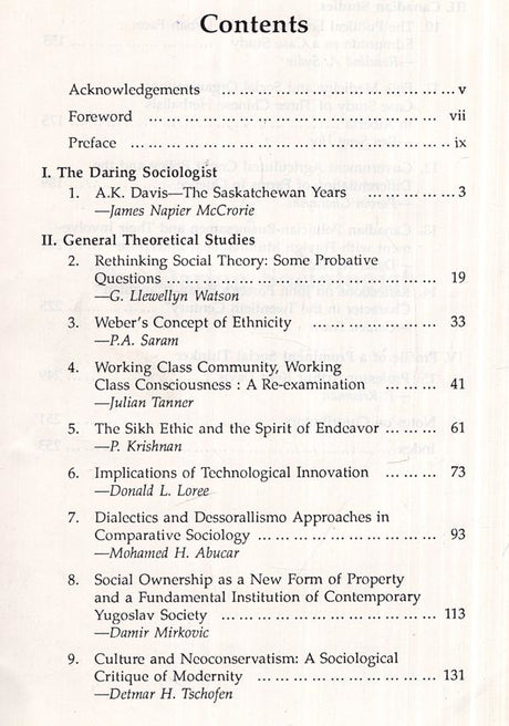 Critical Sociology Essays in Honour of Arthur K. Davis - Retail Maharaj