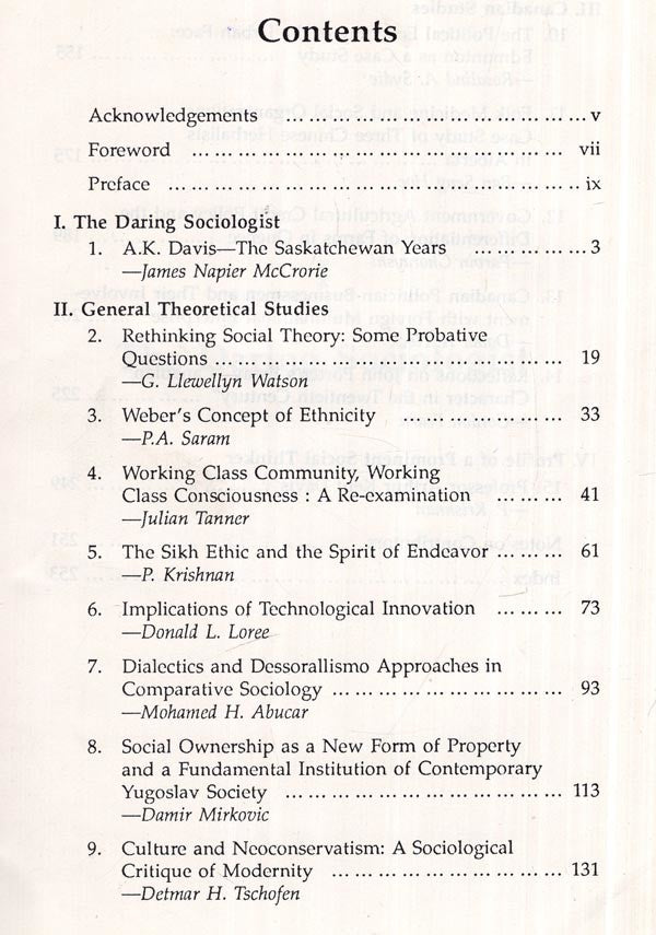 Critical Sociology Essays in Honour of Arthur K. Davis - Retail Maharaj