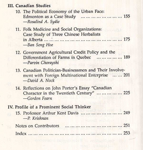 Critical Sociology Essays in Honour of Arthur K. Davis - Retail Maharaj