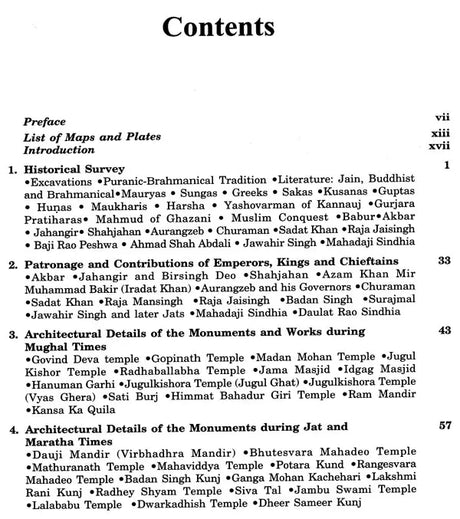 Monuments of Mathura Vrindavan- Architectural and Engineering Aspects - Retail Maharaj