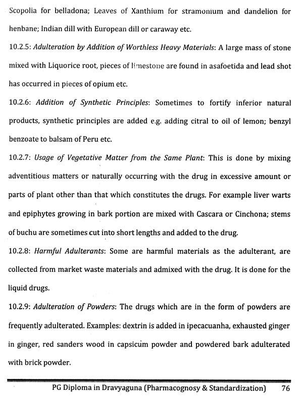 PG Diploma in Dravyaguna (Pharmacognosy and Standardization) - Retail Maharaj