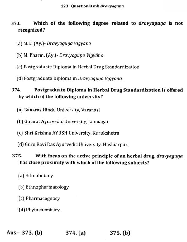 Question Bank Dravyaguna- All India Post Graduate Entrance Test (AIPGET) - Retail Maharaj