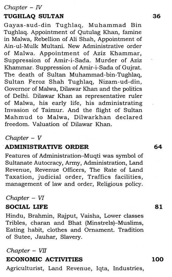 Malwa Under The Sultan Of Delhi - Retail Maharaj