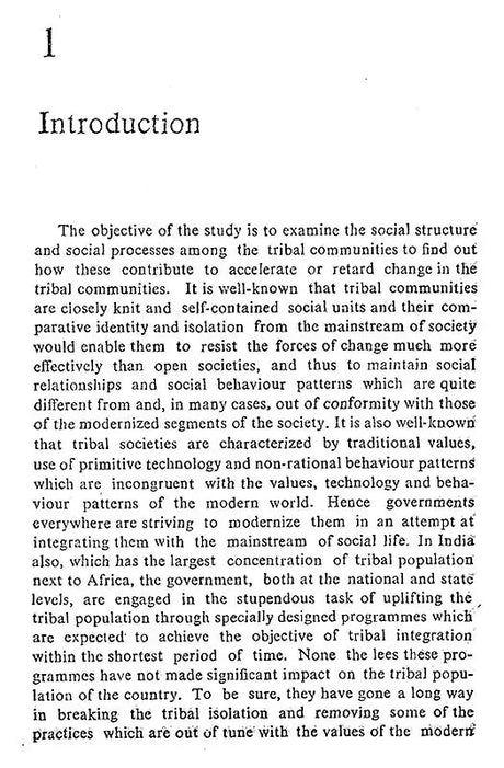 Social Structure & Change Among The Tribals - Retail Maharaj