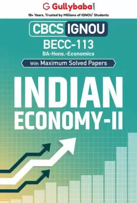 Gullybaba IGNOU CBCS BA (Honours) 6th Sem BECC-113 Indian Economy-II - Retail Maharaj