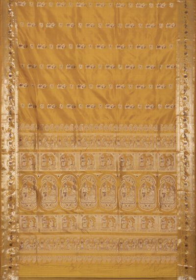 Swarnachari Silk Saree – Mustard Yellow - Retail Maharaj