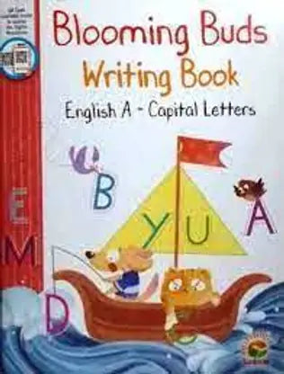 Blooming Buds Writing Book English A (Capital Letters) - Retail Maharaj