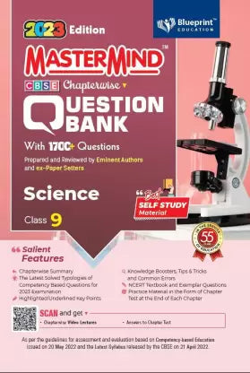 Master Mind Science Class 9 for CBSE Board with New Question Bank and 2000+ Questions based on Latest Syllabus and Pattern for Exam - 2023 - Retail Maharaj