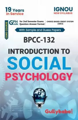BPCC-132 Introduction to Social Psycology - Retail Maharaj