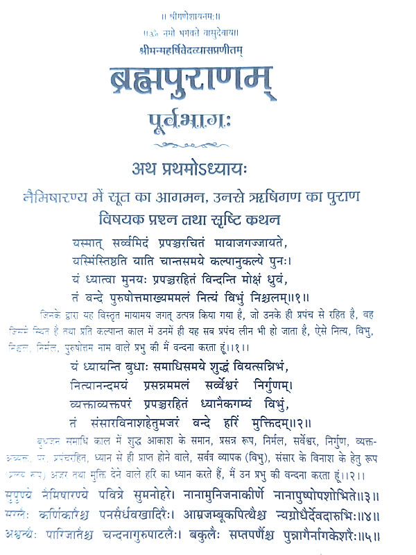 ब्रह्मपुराणम्  Brahmapuranam - Retail Maharaj