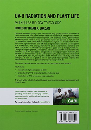 UV-B RADIATION AND PLANT LIFE: MOLECULAR BIOLOGY TO ECOLOGY - Retail Maharaj