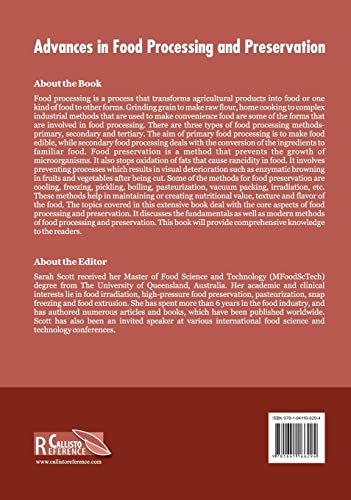 Advances in Food Processing and Preservation - Retail Maharaj