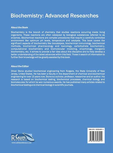 Biochemistry: Advanced Researches - Retail Maharaj