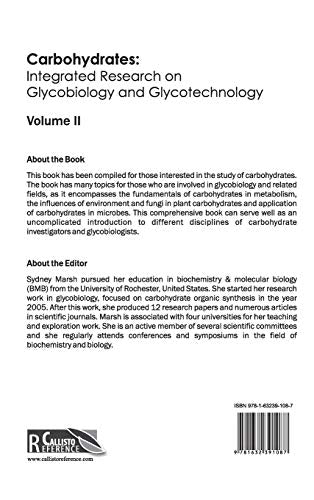 Carbohydrates: Integrated Research on Glycobiology and Glycotechnology (Volume II): 2 - Retail Maharaj