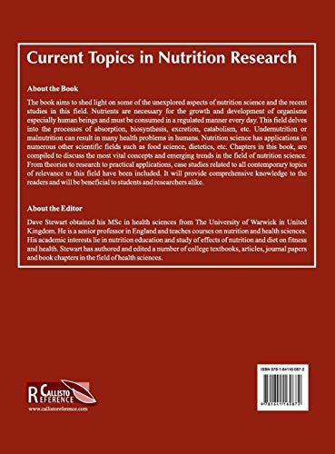 Current Topics in Nutrition Research - Retail Maharaj