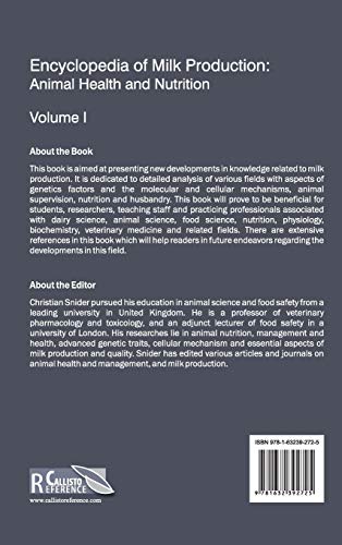Encyclopedia of Milk Production: Volume I (Animal Health and Nutrition): 1 - Retail Maharaj