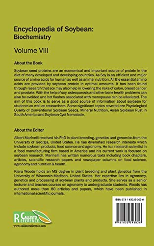 Encyclopedia of Soybean: Volume 08 (Biochemistry) - Retail Maharaj