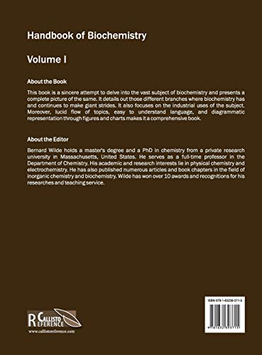 Handbook of Biochemistry: Volume I: 1 - Retail Maharaj