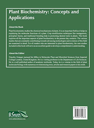 Plant Biochemistry: Concepts and Applications - Retail Maharaj