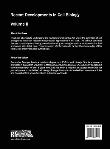 Recent Developments in Cell Biology: Volume II: 2 - Retail Maharaj