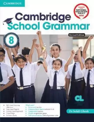Cambridge School Grammar Level 8 Student's Book with AR APP and Poster - Retail Maharaj