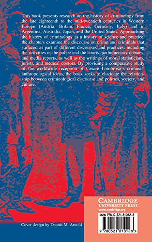 Criminals and their Scientists: The History of Criminology in International Perspective (Publications of the German Historical Institute) - Retail Maharaj