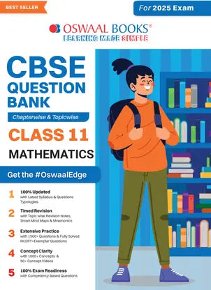 Oswaal CBSE Question Bank Class 11 Mathematics, Chapterwise and Topicwise Solved Papers For 2025 Exams - Retail Maharaj