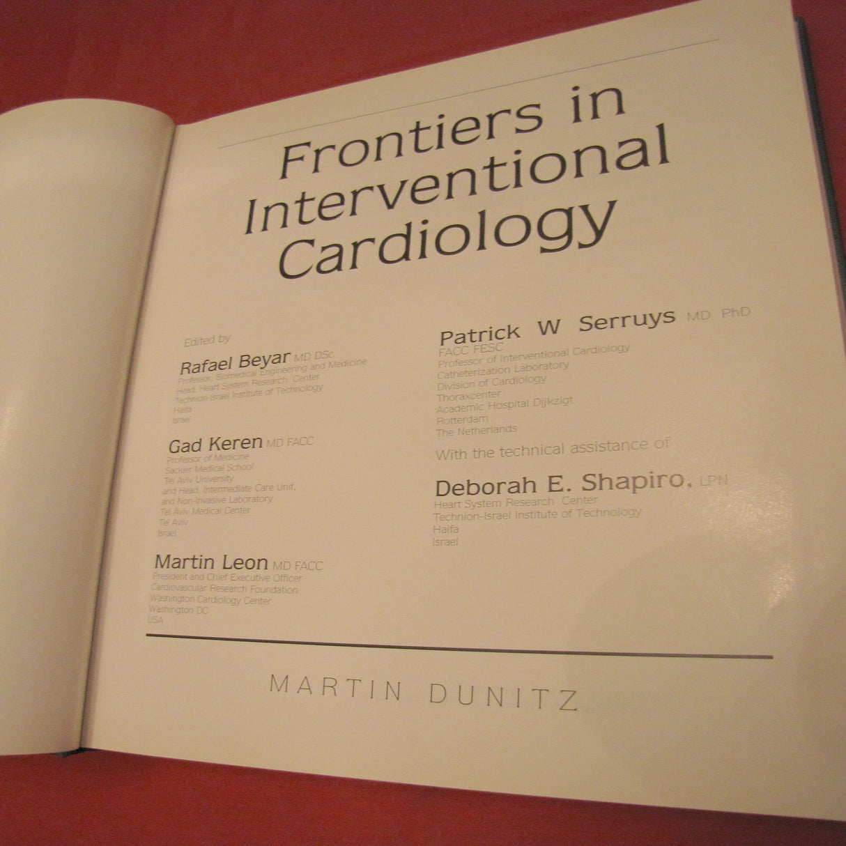 Frontiers in Interventional Cardiology - Retail Maharaj